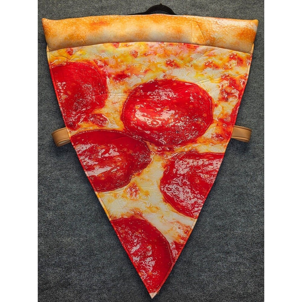 Spirit Halloween Pizza Slice Costume One Piece Adult One Size Padded Pepperoni